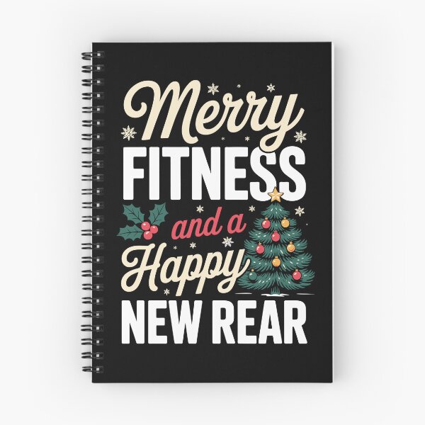 Item preview, Merry FITNESS and a Happy NEW REAR designed and sold by jkrphoto.