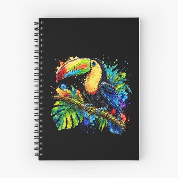 Item preview, Colorful Toucan Watercolor Art – Vibrant Tropical Bird Illustration designed and sold by ColorSplash123.