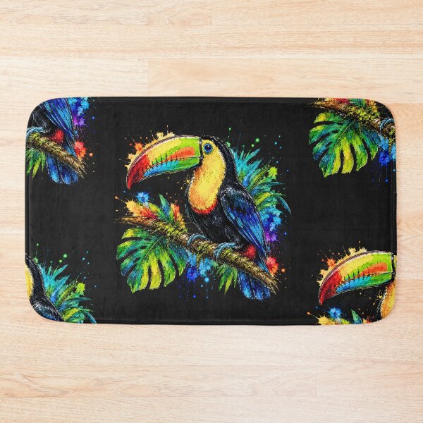 Item preview, Colorful Toucan Watercolor Art – Vibrant Tropical Bird Illustration designed and sold by ColorSplash123.