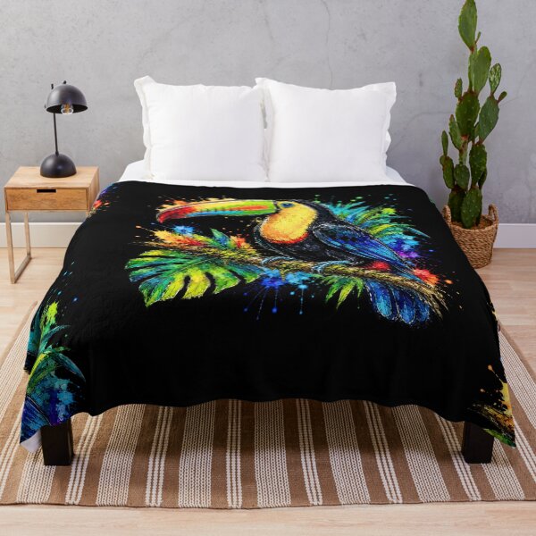Item preview, Colorful Toucan Watercolor Art – Vibrant Tropical Bird Illustration designed and sold by ColorSplash123.