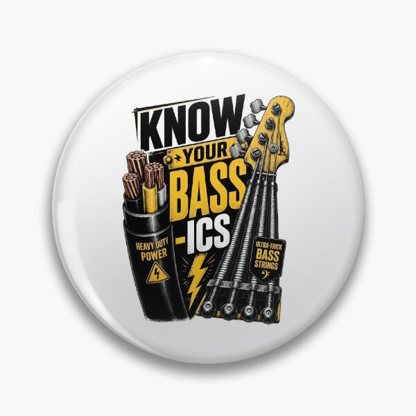 Item preview, Power Like a High Voltage Cable - Bass Player Humor designed and sold by Art-Arcade6.