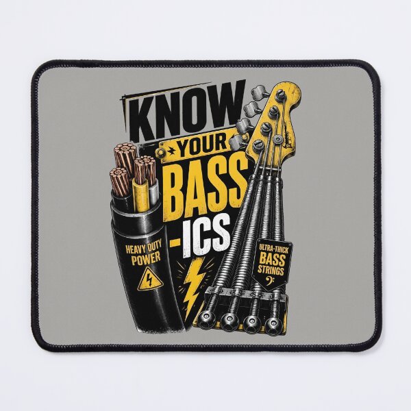 Item preview, Power Like a High Voltage Cable - Bass Player Humor designed and sold by Art-Arcade6.