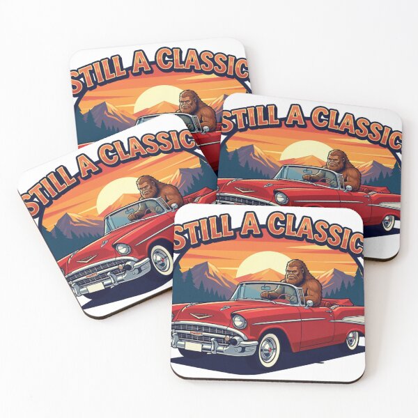 Item preview, Still a Classic - Bigfoot driving a '57 Chevy Convertible designed and sold by HiddenCitadel.
