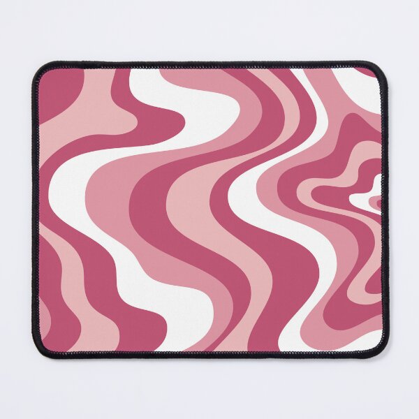 Item preview, Liquid Swirl Retro Abstract in pinks tones, Light Blush, Cream, and White designed and sold by Differenceee.
