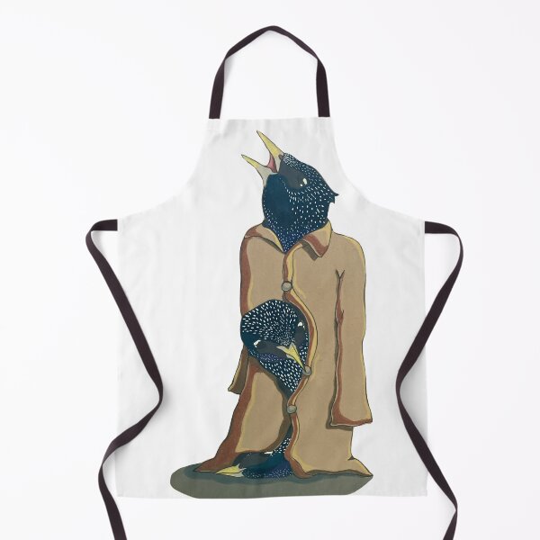 Item preview, Three Starlings in a Trench Coat designed and sold by FloofCat.