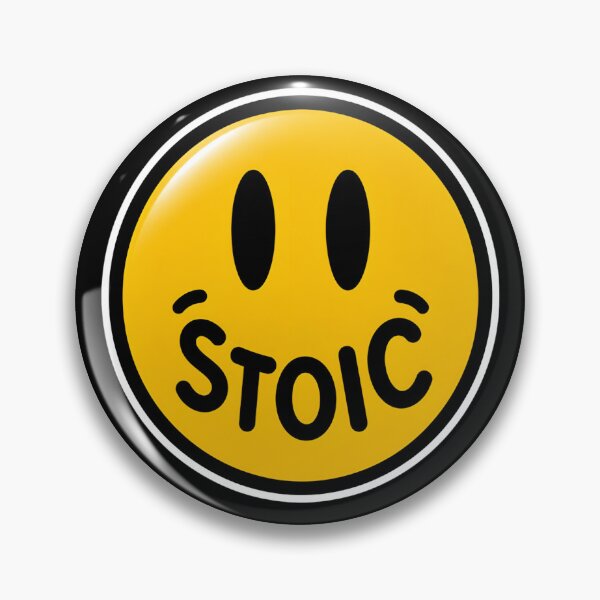 Item preview, Stoic Smile | Calm Is the New Cool designed and sold by CodeRonin®.