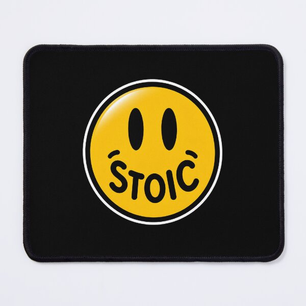 Item preview, Stoic Smile | Calm Is the New Cool designed and sold by CodeRonin®.
