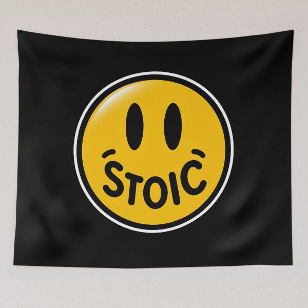 Item preview, Stoic Smile | Calm Is the New Cool designed and sold by CodeRonin®.