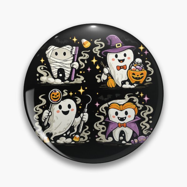 Item preview, Halloween Dental Gift Dentist Ghost Crew Art designed and sold by Corvoria.