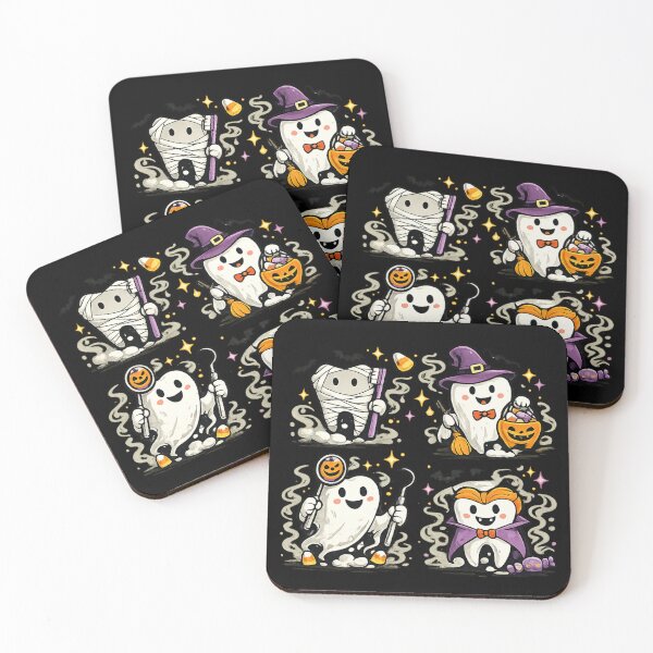 Item preview, Halloween Dental Gift Dentist Ghost Crew Art designed and sold by Corvoria.