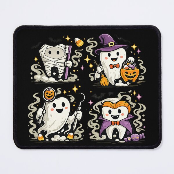 Item preview, Halloween Dental Gift Dentist Ghost Crew Art designed and sold by Corvoria.