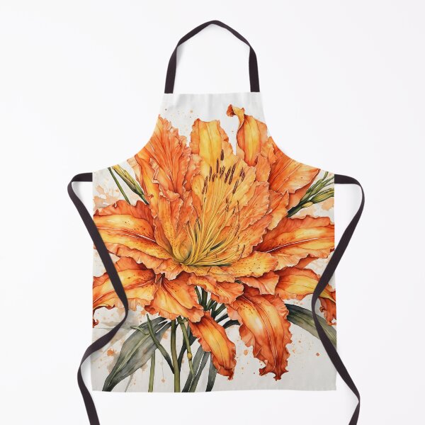 Item preview, Daylily Watercolor Painting designed and sold by RawNaturePrints.