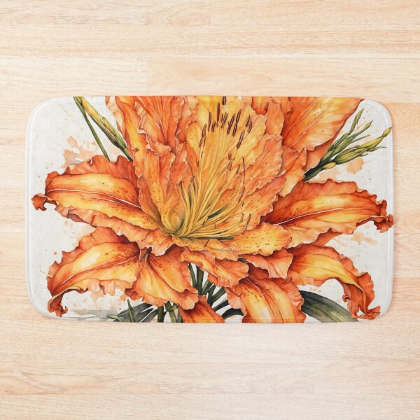 Item preview, Daylily Watercolor Painting designed and sold by RawNaturePrints.