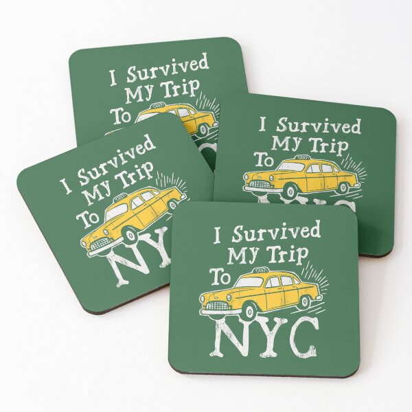 Item preview, I Survived My Trip to NYC New York City Yellow Taxi Cab NY designed and sold by TESTTES.