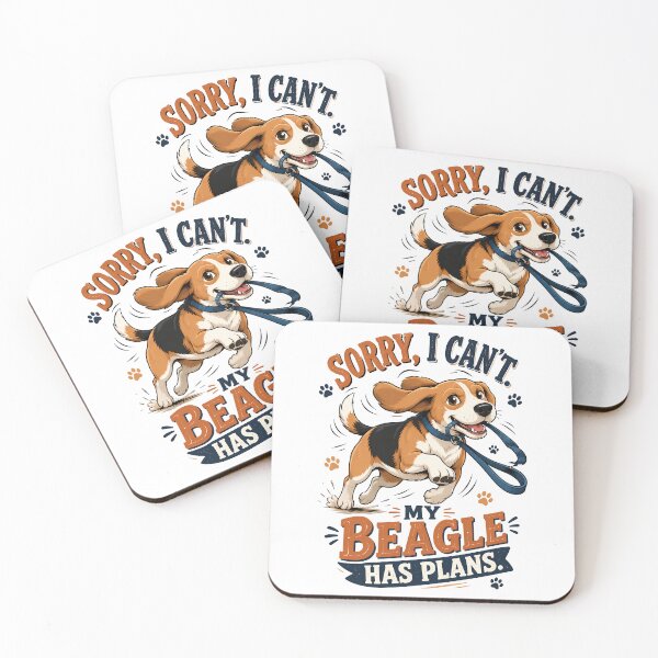 Item preview, Sorry I Can’t My Beagle Has Plans Funny Design designed and sold by Tong4130.
