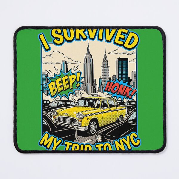 Item preview, I Survived My Trip to NYC Yellow Color Cab Graphic designed and sold by melodycook.