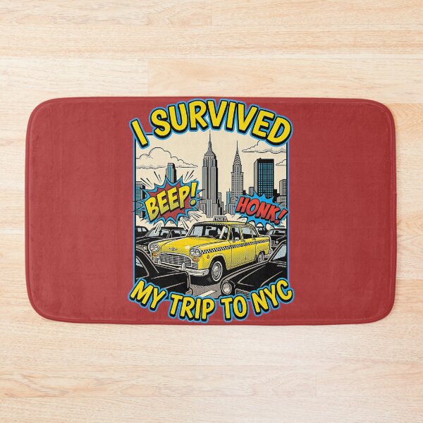 Item preview, I Survived My Trip to NYC Yellow Color Cab Graphic  designed and sold by melodycook.