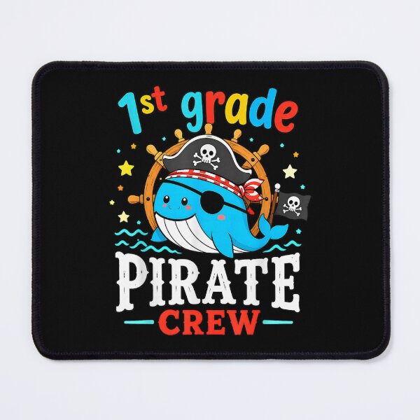 Item preview, First Grade Pirate Crew Cute Whale Back To School Adventure designed and sold by PhocoNibict.