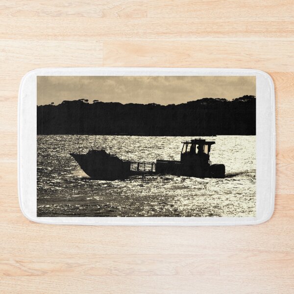 Item preview, Oyster Vessel Leaving Coffin Bay designed and sold by Images-on-Eyre.