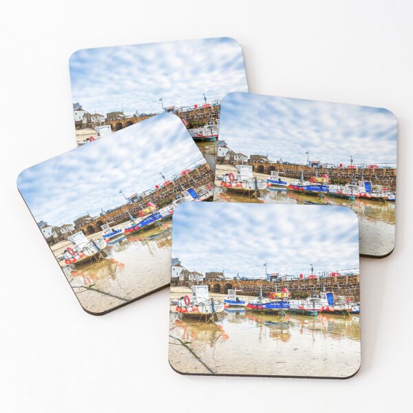 Item preview, St Ives Harbour Fishing Boats at Low Tide, Cornwall, England designed and sold by Paul Thompson Photography.