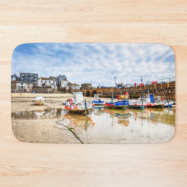 Item preview, St Ives Harbour Fishing Boats at Low Tide, Cornwall, England designed and sold by Paul Thompson Photography.
