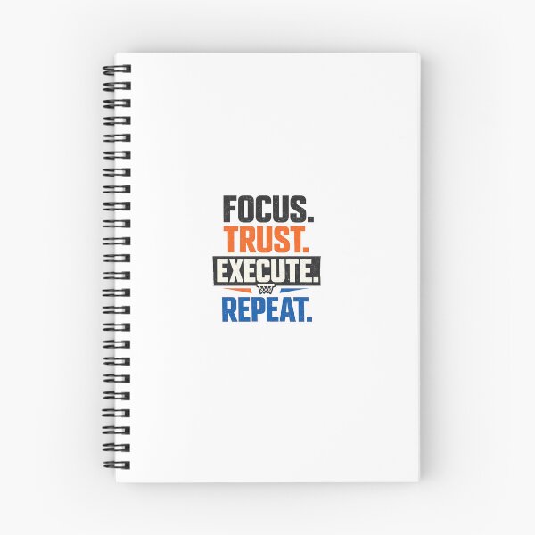 Item preview, Focus Trust Execute Repeat Motivational Quote designed and sold by intrique8.
