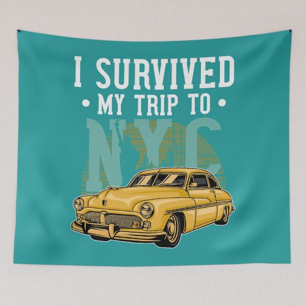 Item preview, Mens I Survived My Trip to New York Funny NYC Vacation Gift designed and sold by CriseldaBruning.