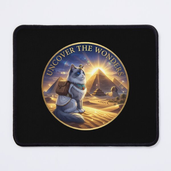 Item preview, Shinkai Great Pyramids Ragdoll Badge: Uncover Wonders designed and sold by MossyAndPearl.