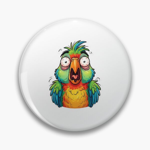 Item preview, Surprised parrot designed and sold by rendaonline.