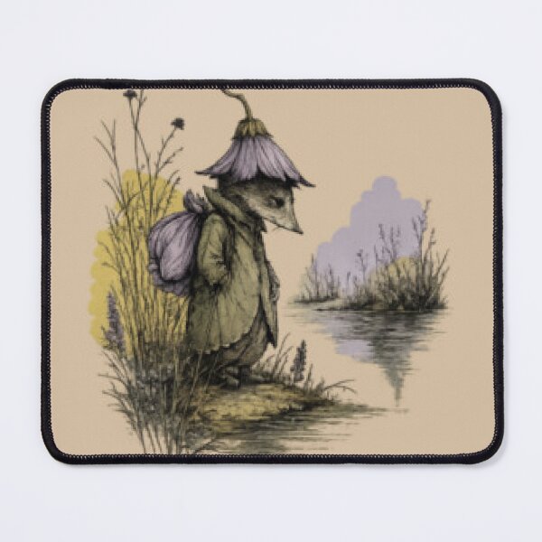 Item preview, Traveler Mouse by River designed and sold by HedgehogArtCo.