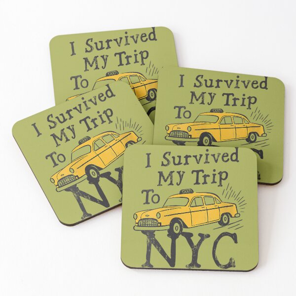 Item preview, Women's I Survived My Trip to NYC New York City Yellow Taxi Cab NY designed and sold by melodycook.