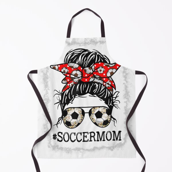 Item preview, Bleached Soccer Mom Messy Bun Women Player Mom Mothers Day designed and sold by Worldofrat.