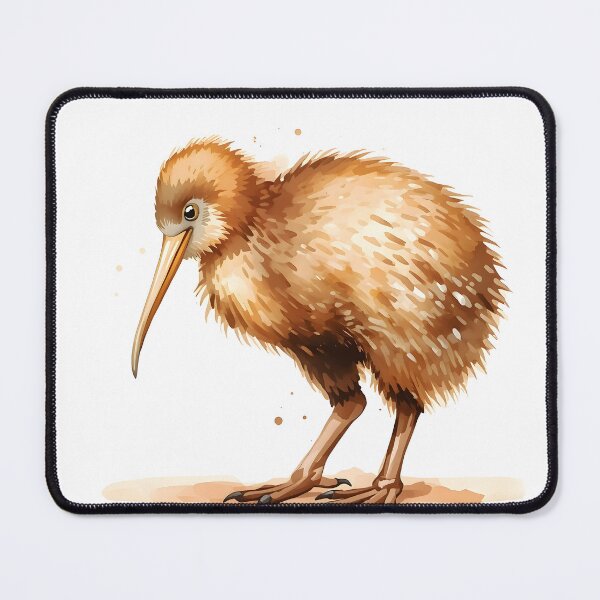 Item preview, Kiwi Bird Watercolor Painting designed and sold by RawNaturePrints.
