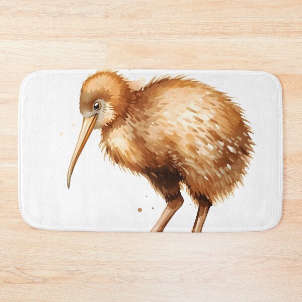 Item preview, Kiwi Bird Watercolor Painting designed and sold by RawNaturePrints.