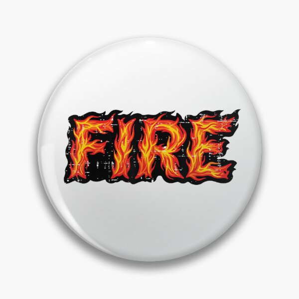 Item preview, Fire Flame Lettering Bold Burning Typography Halloween Aesthetic Style designed and sold by PhocoNibict.