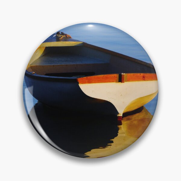Item preview, Lone Boat on Calm Coffin Bay designed and sold by Images-on-Eyre.