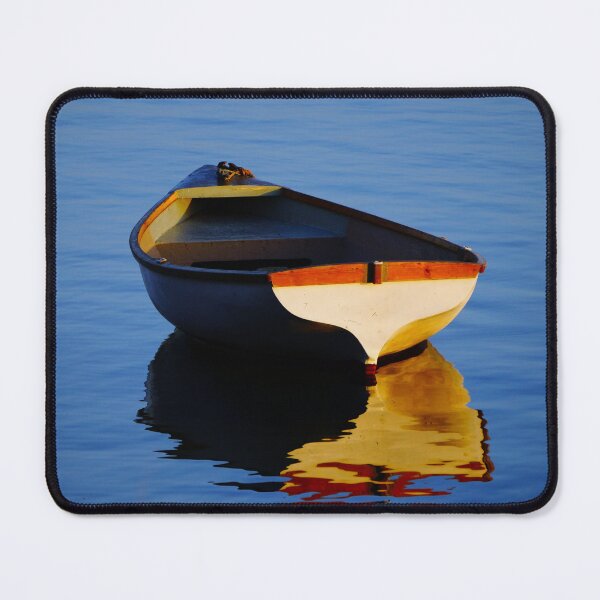Item preview, Lone Boat on Calm Coffin Bay designed and sold by Images-on-Eyre.