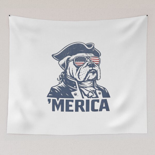 Item preview, Patriotic Bulldog Merica designed and sold by Gbriel3.