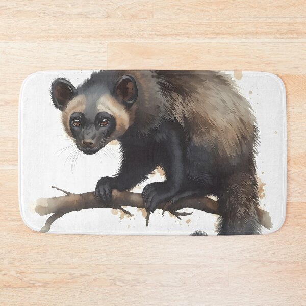 Item preview, Binturong Bearcat Watercolor Painting designed and sold by RawNaturePrints.