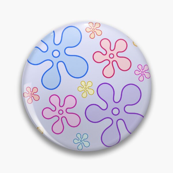 Item preview, SpongeBob Texture Bikini Bottom flowers  designed and sold by DibujandoPorfa.
