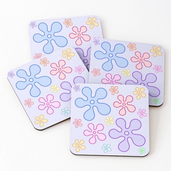 Item preview, SpongeBob Texture Bikini Bottom flowers  designed and sold by DibujandoPorfa.