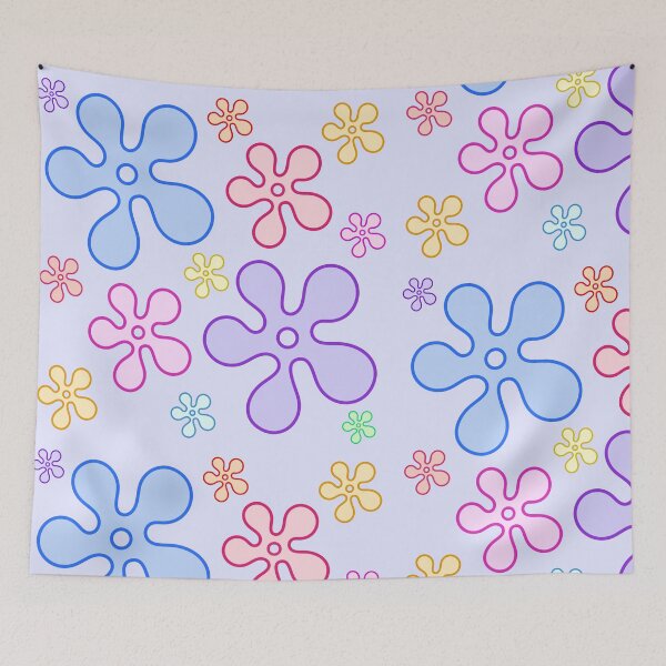 Item preview, SpongeBob Texture Bikini Bottom flowers  designed and sold by DibujandoPorfa.