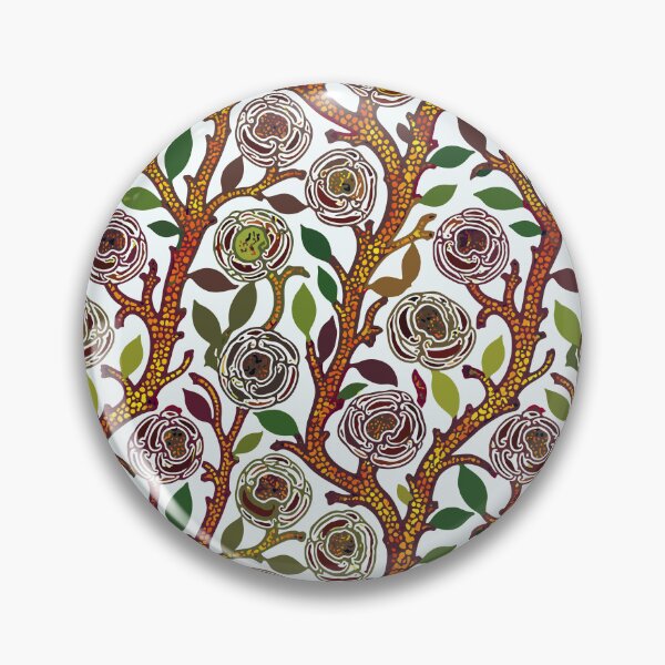 Item preview, Botanical Art Deco Floral designed and sold by Reinvented Decors.