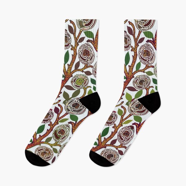 Item preview, Botanical Art Deco Floral designed and sold by Reinvented Decors.