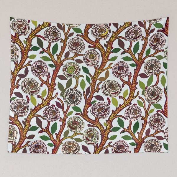 Item preview, Botanical Art Deco Floral designed and sold by Reinvented Decors.
