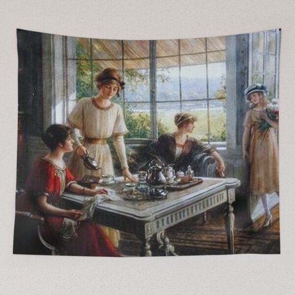 Item preview, Women Having Tea designed and sold by tomorrowsart.