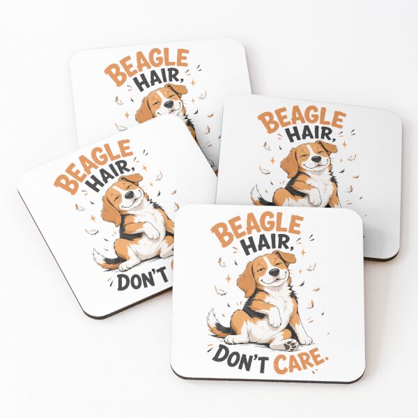 Item preview, Beagle Hair Don’t Care Funny Dog Lover Design designed and sold by Tong4130.