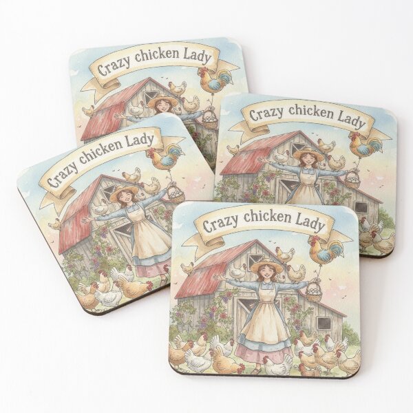 Item preview, Crazy Chicken Lady designed and sold by DemandCraft.