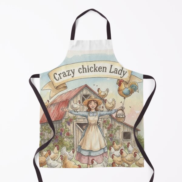 Item preview, Crazy Chicken Lady designed and sold by DemandCraft.