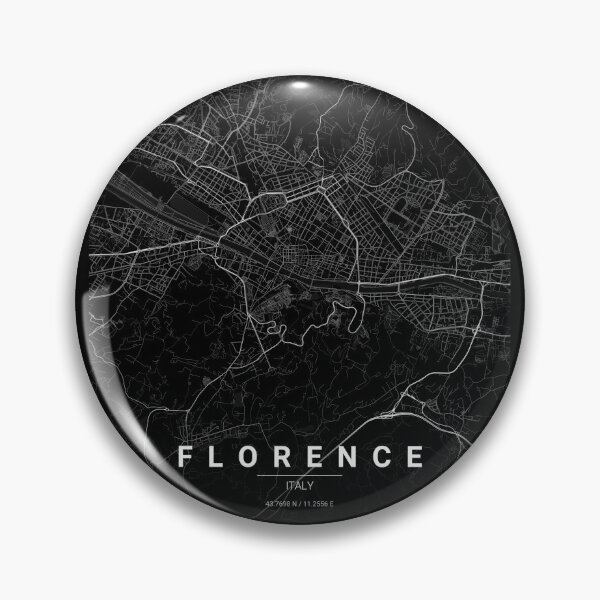 Item preview, Florence Map Print | Minimalist Noir City Map | Florence Wall Art Poster designed and sold by Lovely Maps.